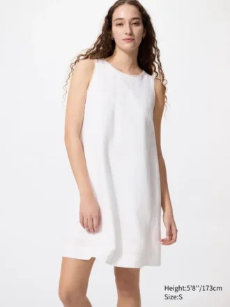 Vestito da donna in misto lino