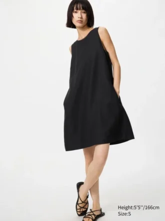 Vestito da donna in misto lino