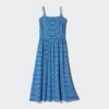 Vestito di canotta in cotone AIRism da donna | A righe Vestito di canotta in cotone AIRism da donna | A righe