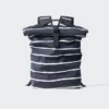 Zaino unisex con chiusura a rotolo | A righe