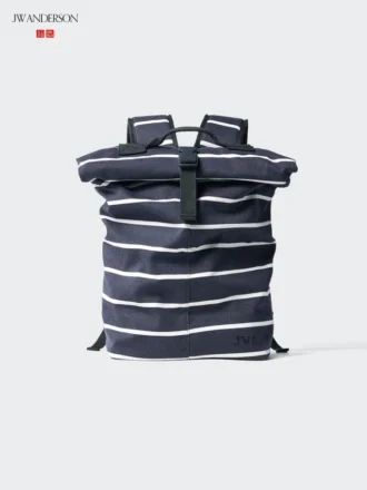 Zaino unisex con chiusura a rotolo | A righe